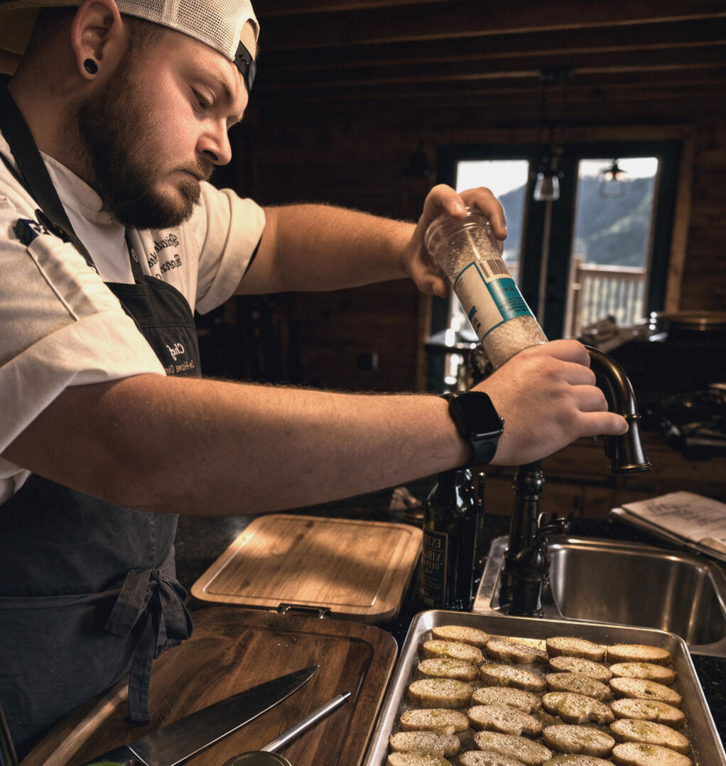 Chef Matthew Meehan, private chef based in Boone NC serving the High Country